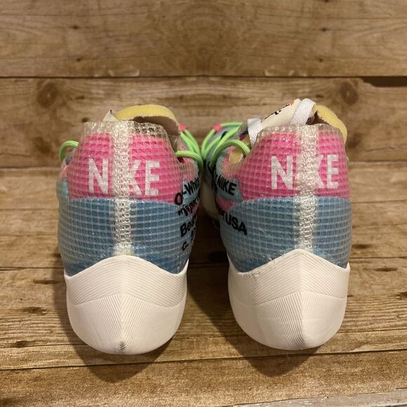 NEW NIKE x OFF-WHITE WS VAPOR STREET POLARIZED BLUE CD8178-400 SZ M9/W10.5 - Picture 4 of 8